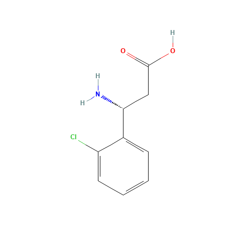 (3R)-3-amino-3-(2-chlorophenyl)propanoic acid (CAS: 740794-79-0) - Related Chemical Product