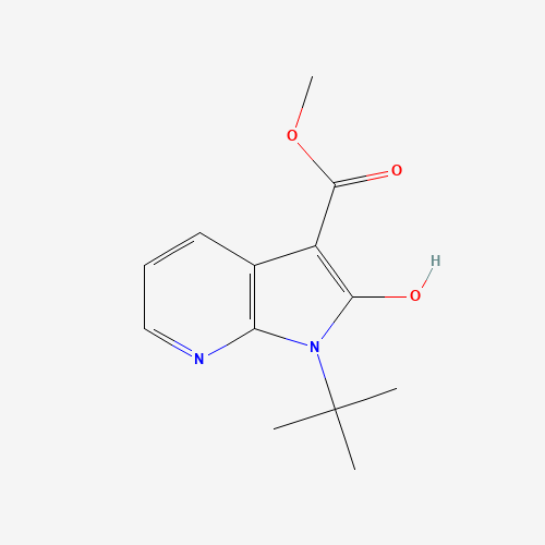 (3Z)-1-tert-butyl-3-[hydroxy(methoxy)methylidene]pyrrolo[2,3-b]pyridin-2-one (CAS: 1246733-24-3) - Related Chemical Product