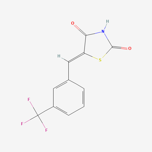 (5Z)-5-[[3-(trifluoromethyl)phenyl]methylidene]-1,3-thiazolidine-2,4-dione (CAS: 438190-29-5) - Related Chemical Product