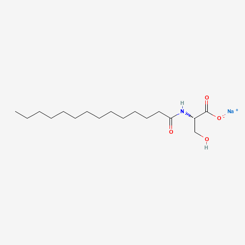 sodium;(2S)-3-hydroxy-2-(tetradecanoylamino)propanoate (CAS: 142739-82-0) - Related Chemical Product