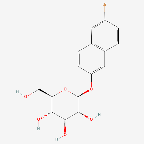 (2S,3R,4S,5S,6R)-2-(6-bromonaphthalen-2-yl)oxy-6-(hydroxymethyl)oxane-3,4,5-triol (CAS: 15548-61-5) - Related Chemical Product