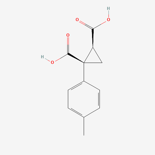 (1R,2S)-1-(4-methylphenyl)cyclopropane-1,2-dicarboxylic acid (CAS: 66504-83-4) - Related Chemical Product