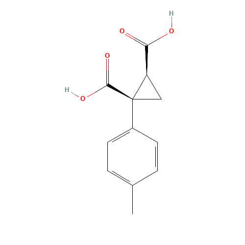 (1R,2S)-1-(4-methylphenyl)cyclopropane-1,2-dicarboxylic acid (CAS: 66504-83-4) - Related Chemical Product
