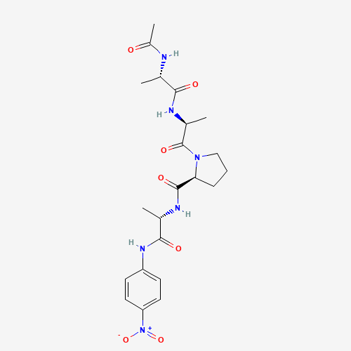 (2S)-1-[(2S)-2-[[(2S)-2-acetamidopropanoyl]amino]propanoyl]-N-[(2S)-1-(4-nitroanilino)-1-oxopropan-2-yl]pyrrolidine-2-carboxamide (CAS: 96699-74-0) - Related Chemical Product