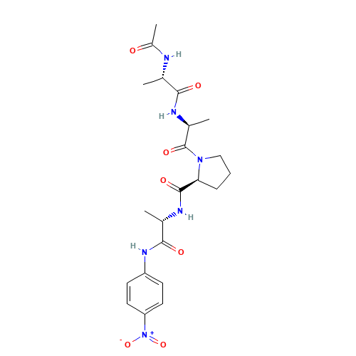 (2S)-1-[(2S)-2-[[(2S)-2-acetamidopropanoyl]amino]propanoyl]-N-[(2S)-1-(4-nitroanilino)-1-oxopropan-2-yl]pyrrolidine-2-carboxamide (CAS: 96699-74-0) - Related Chemical Product