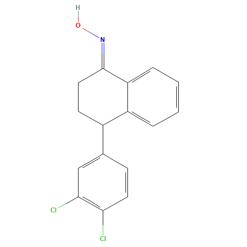 (NE)-N-[4-(3,4-dichlorophenyl)-3,4-dihydro-2H-naphthalen-1-ylidene]hydroxylamine (CAS: 124345-14-8) - Related Chemical Product