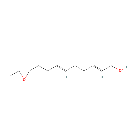 (2E,6E)-9-(3,3-dimethyloxiran-2-yl)-3,7-dimethylnona-2,6-dien-1-ol (CAS: 5233-99-8) - Related Chemical Product