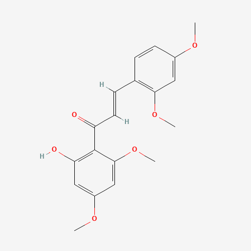 (E)-3-(2,4-dimethoxyphenyl)-1-(2-hydroxy-4,6-dimethoxyphenyl)prop-2-en-1-one (CAS: 64200-22-2) - Related Chemical Product