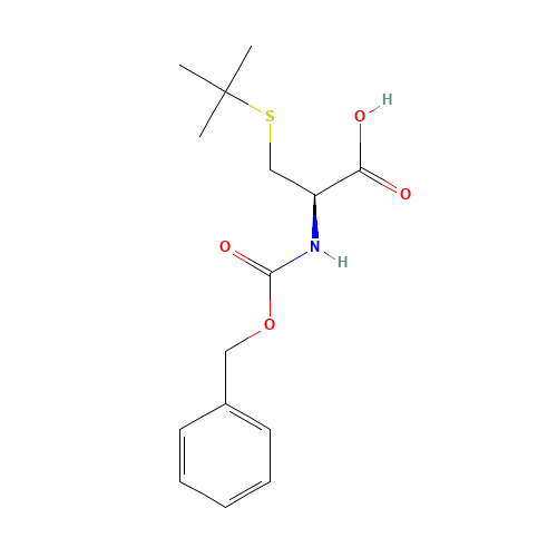 (2R)-3-tert-butylsulfanyl-2-(phenylmethoxycarbonylamino)propanoic acid (CAS: 2640-52-0) - Related Chemical Product