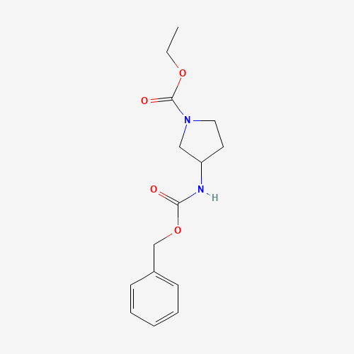 ethyl (3S)-3-(phenylmethoxycarbonylamino)pyrrolidine-1-carboxylate (CAS: 1004304-27-1) - Related Chemical Product
