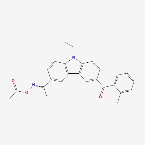 [(E)-1-[9-ethyl-6-(2-methylbenzoyl)carbazol-3-yl]ethylideneamino] acetate (CAS: 478556-66-0) - Related Chemical Product