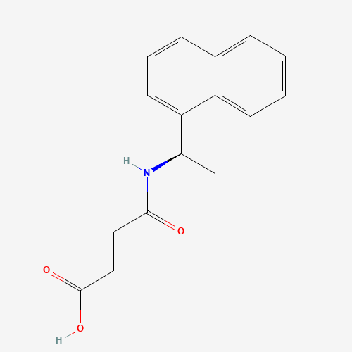 4-[[(1R)-1-naphthalen-1-ylethyl]amino]-4-oxobutanoic acid (CAS: 78681-09-1) - Related Chemical Product