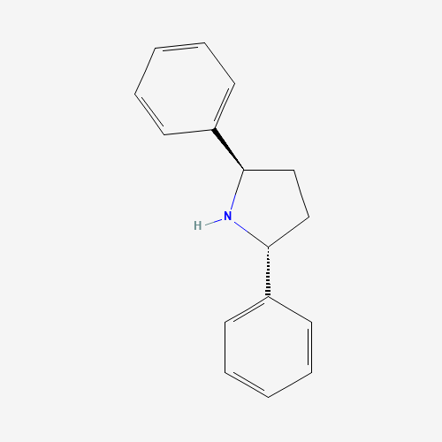 (2R,5R)-2,5-diphenylpyrrolidine (CAS: 155155-73-0) - Chemical Structure and Molecular Formula 