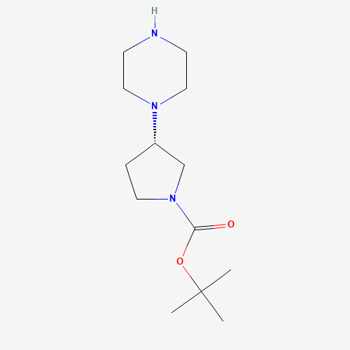tert-butyl (3S)-3-piperazin-1-ylpyrrolidine-1-carboxylate (CAS: 1010446-31-7) - Related Chemical Product