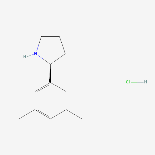 (2S)-2-(3,5-dimethylphenyl)pyrrolidine;hydrochloride (CAS: 1245649-28-8) - Related Chemical Product