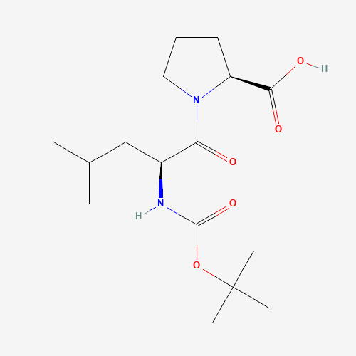 (2S)-1-[(2S)-4-methyl-2-[(2-methylpropan-2-yl)oxycarbonylamino]pentanoyl]pyrrolidine-2-carboxylic acid (CAS: 64205-66-9) - Related Chemical Product