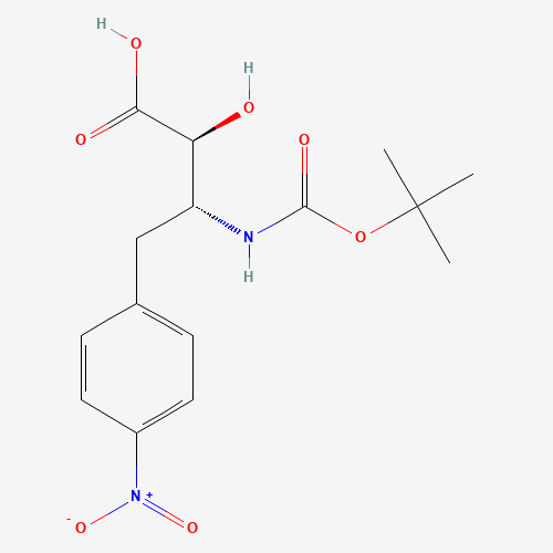 (2S,3R)-2-hydroxy-3-[(2-methylpropan-2-yl)oxycarbonylamino]-4-(4-nitrophenyl)butanoic acid (CAS: 112898-24-5) - Related Chemical Product