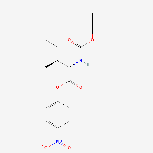 (4-nitrophenyl) (2S,3S)-3-methyl-2-[(2-methylpropan-2-yl)oxycarbonylamino]pentanoate (CAS: 16948-38-2) - Related Chemical Product