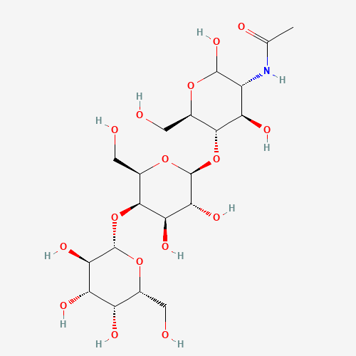 N-[(3R,4R,5S,6R)-5-[(2S,3R,4R,5R,6R)-3,4-dihydroxy-6-(hydroxymethyl)-5-[(2S,3R,4S,5R,6R)-3,4,5-trihydroxy-6-(hydroxymethyl)oxan-2-yl]oxyoxan-2-yl]oxy-2,4-dihydroxy-6-(hydroxymethyl)oxan-3-yl]acetamide (CAS: 115114-32-4) - Related Chemical Product