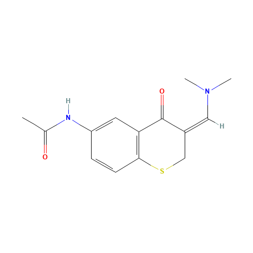 N-[(3E)-3-(dimethylaminomethylidene)-4-oxothiochromen-6-yl]acetamide (CAS: 106635-54-5) - Related Chemical Product