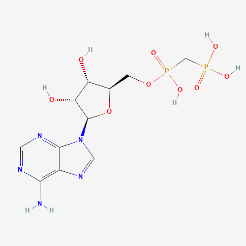 [[(2R,3S,4R,5R)-5-(6-aminopurin-9-yl)-3,4-dihydroxyoxolan-2-yl]methoxy-hydroxyphosphoryl]methylphosphonic acid (CAS: 3768-14-7) - Related Chemical Product