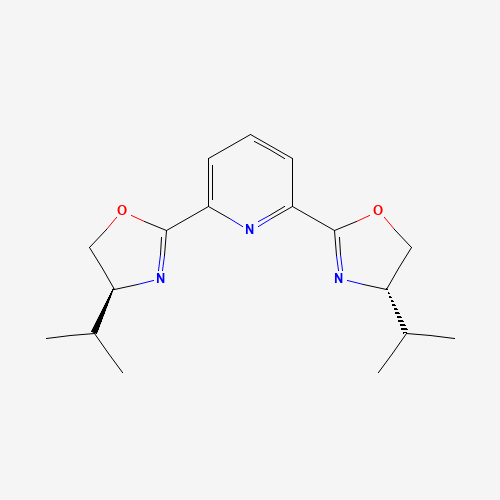 (4S)-4-propan-2-yl-2-[6-[(4S)-4-propan-2-yl-4,5-dihydro-1,3-oxazol-2-yl]pyridin-2-yl]-4,5-dihydro-1,3-oxazole (CAS: 118949-61-4) - Related Chemical Product
