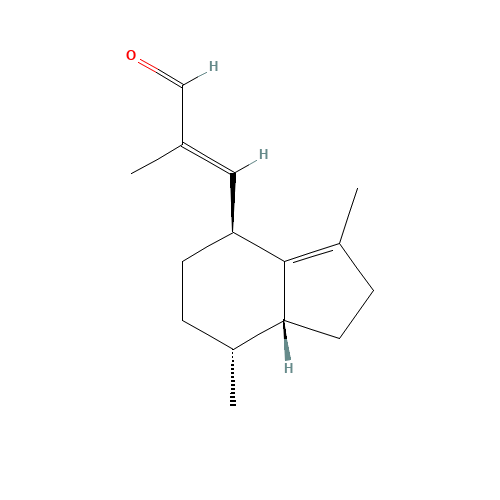 (E)-3-[(4S,7R,7aR)-3,7-dimethyl-2,4,5,6,7,7a-hexahydro-1H-inden-4-yl]-2-methylprop-2-enal (CAS: 4176-16-3) - Related Chemical Product