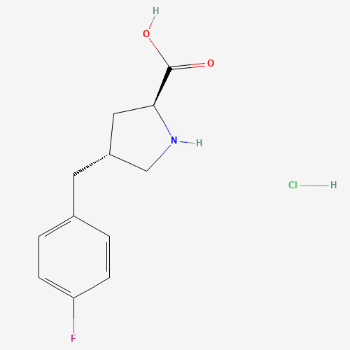 (2S,4R)-4-[(4-fluorophenyl)methyl]pyrrolidine-2-carboxylic acid;hydrochloride (CAS: 1049733-41-6) - Related Chemical Product
