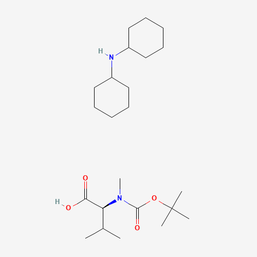 N-cyclohexylcyclohexanamine;(2S)-3-methyl-2-[methyl-[(2-methylpropan-2-yl)oxycarbonyl]amino]butanoic acid (CAS: 35761-42-3) - Related Chemical Product