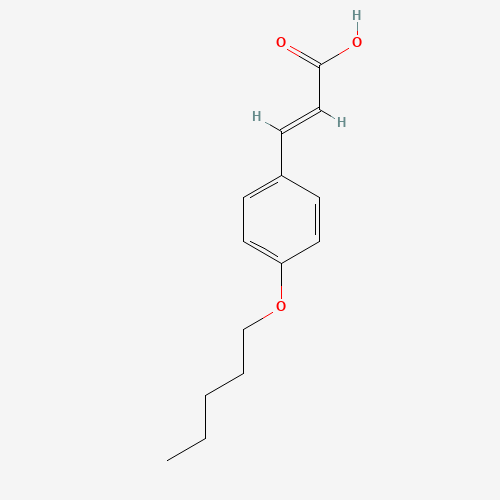 (E)-3-(4-pentoxyphenyl)prop-2-enoic acid (CAS: 62718-63-2) - Related Chemical Product