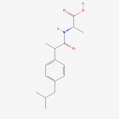 (2S)-2-[2-[4-(2-methylpropyl)phenyl]propanoylamino]propanoic acid (CAS: 110467-60-2) - Related Chemical Product