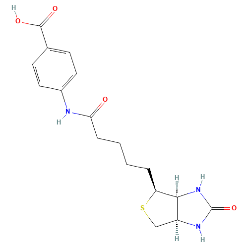4-[5-[(3aS,4S,6aR)-2-oxo-1,3,3a,4,6,6a-hexahydrothieno[3,4-d]imidazol-4-yl]pentanoylamino]benzoic acid (CAS: 6929-40-4) - Related Chemical Product