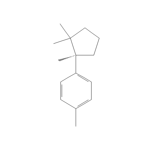 1-methyl-4-[(1R)-1,2,2-trimethylcyclopentyl]benzene (CAS: 16982-00-6) - Related Chemical Product