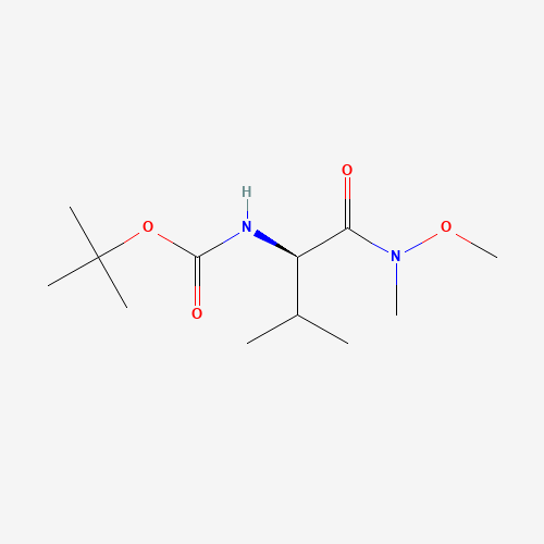 tert-butyl N-[(2R)-1-[methoxy(methyl)amino]-3-methyl-1-oxobutan-2-yl]carbamate (CAS: 190260-92-5) - Related Chemical Product