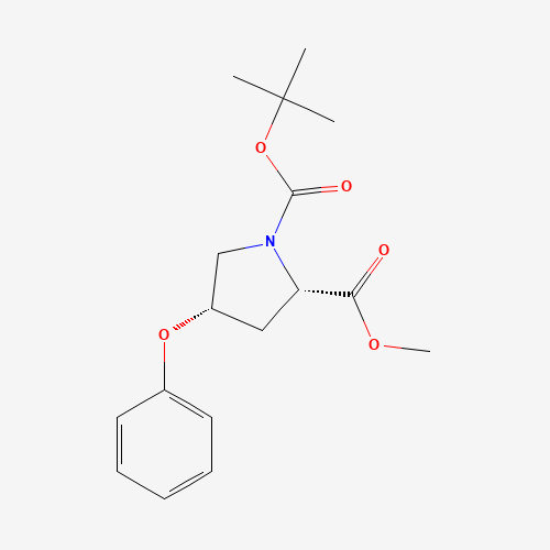 1-O-tert-butyl 2-O-methyl (2S,4S)-4-phenoxypyrrolidine-1,2-dicarboxylate (CAS: 1099818-38-8) - Related Chemical Product