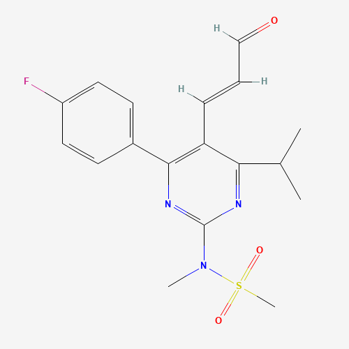 N-[4-(4-fluorophenyl)-5-[(E)-3-oxoprop-1-enyl]-6-propan-2-ylpyrimidin-2-yl]-N-methylmethanesulfonamide (CAS: 890028-66-7) - Related Chemical Product