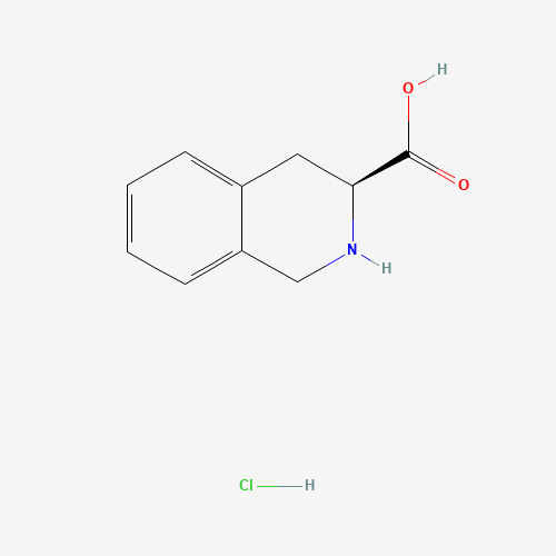 (3S)-1,2,3,4-tetrahydroisoquinoline-3-carboxylic acid;hydrochloride (CAS: 77497-95-1) - Related Chemical Product