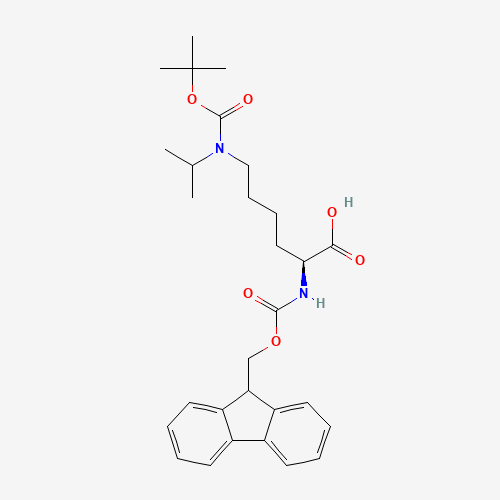 (2S)-2-(9H-fluoren-9-ylmethoxycarbonylamino)-6-[(2-methylpropan-2-yl)oxycarbonyl-propan-2-ylamino]hexanoic acid (CAS: 201003-48-7) - Related Chemical Product