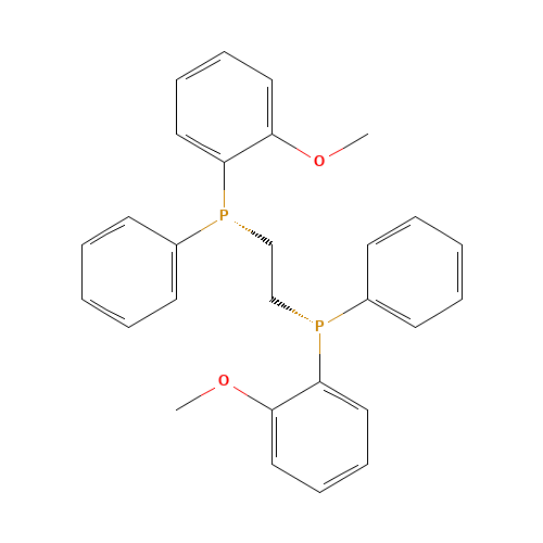 (R)-(2-methoxyphenyl)-[2-[(2-methoxyphenyl)-phenylphosphanyl]ethyl]-phenylphosphane (CAS: 55739-58-7) - Related Chemical Product