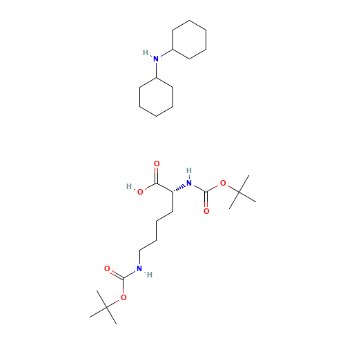(2R)-2,6-bis[(2-methylpropan-2-yl)oxycarbonylamino]hexanoic acid;N-cyclohexylcyclohexanamine (CAS: 204190-67-0) - Related Chemical Product