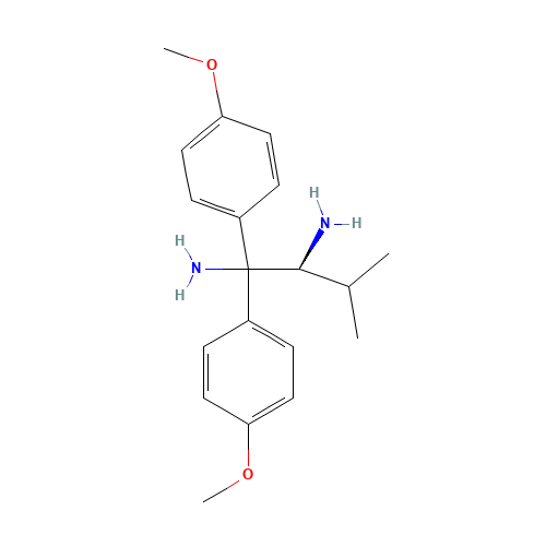 (2S)-1,1-bis(4-methoxyphenyl)-3-methylbutane-1,2-diamine (CAS: 148369-91-9) - Related Chemical Product