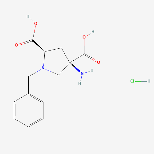 (2R,4R)-4-amino-1-benzylpyrrolidine-2,4-dicarboxylic acid;hydrochloride (CAS: 345296-09-5) - Related Chemical Product