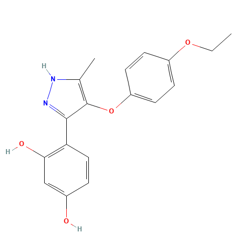 (4E)-4-[4-(4-ethoxyphenoxy)-5-methyl-1,2-dihydropyrazol-3-ylidene]-3-hydroxycyclohexa-2,5-dien-1-one (CAS: 374699-18-0) - Related Chemical Product