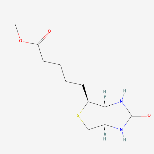 methyl 5-[(3aS,4S,6aR)-2-oxo-1,3,3a,4,6,6a-hexahydrothieno[3,4-d]imidazol-4-yl]pentanoate (CAS: 608-16-2) - Related Chemical Product