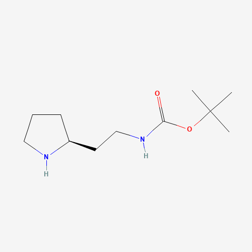 tert-butyl N-[2-[(2S)-pyrrolidin-2-yl]ethyl]carbamate (CAS: 719999-55-0) - Related Chemical Product