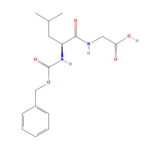 2-[[(2S)-4-methyl-2-(phenylmethoxycarbonylamino)pentanoyl]amino]acetic acid (CAS: 2706-38-9) - Related Chemical Product