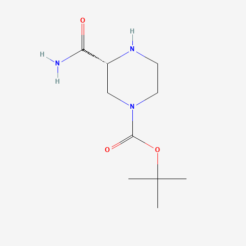 tert-butyl (3R)-3-carbamoylpiperazine-1-carboxylate (CAS: 170164-46-2) - Related Chemical Product