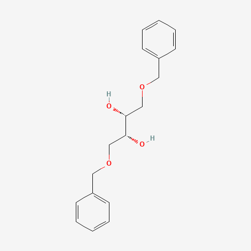 (2R,3R)-1,4-bis(phenylmethoxy)butane-2,3-diol (CAS: 91604-41-0) - Chemical Structure and Molecular Formula 