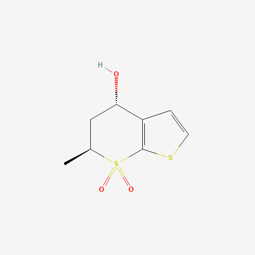 (4S,6S)-6-methyl-7,7-dioxo-5,6-dihydro-4H-thieno[2,3-b]thiopyran-4-ol (CAS: 147086-81-5) - Related Chemical Product