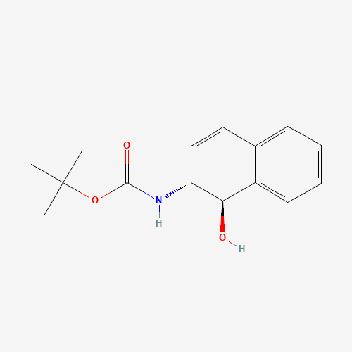 tert-butyl N-[(1R,2R)-1-hydroxy-1,2-dihydronaphthalen-2-yl]carbamate (CAS: 904316-32-1) - Related Chemical Product